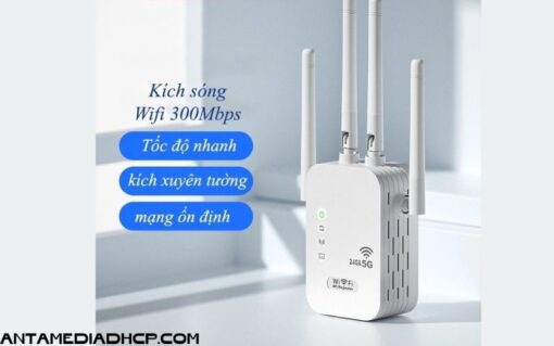 Bộ kích sóng wifi LEANO 4 râu tốc độ 300Mbps