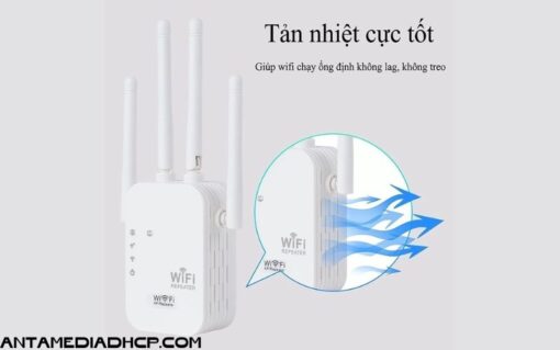 Bộ kích sóng wifi LEANO 4 râu tốc độ 300Mbps