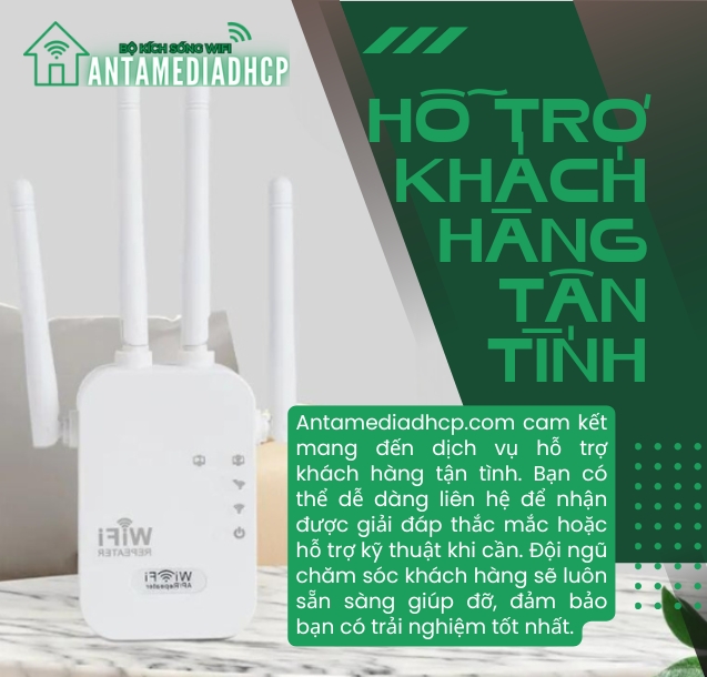 Diễn Đàn Thảo Luận BỘ KÍCH SÓNG WIFI ANTAMEDIADHCP