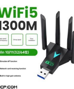 Bộ chuyển đổi Wifi Usb 1300Mbps 4 Ăng-ten