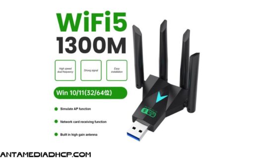 Bộ chuyển đổi Wifi Usb 1300Mbps 4 Ăng-ten