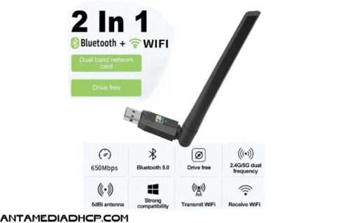 Bộ chuyển đổi Bluetooth WiFi USB 600Mbps